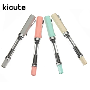 Kicute 4pcs/lot 0.38/0.5mm Fine Nib Spiral Gallbladder Fountain Pens School Office Stationery Supplies for Students Gifts
Kicute 4pcs/lot 0.38/0.5mm Fine Nib Spiral Gallbladder Fountain Pens School Office Stationery Supplies for Students Gifts