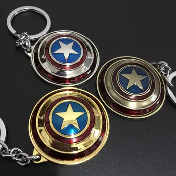 The Avengers Serious Super Hero Rotatable Captain America Shield Keychain High Quality Alloy Keychain Size 5cm 12pcs/lot
The Avengers Serious Super Hero Rotatable Captain America Shield Keychain High Quality Alloy Keychain Size 5cm 12pcs/lot