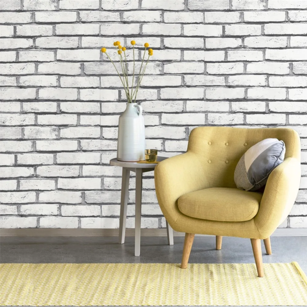 HaokHome 3d Vintage Faux Brick Textured Wallpaper Rolls White/Gray Rust Brick Stacked Murals Home Kitchen Bathroom Decor
HaokHome 3d Vintage Faux Brick Textured Wallpaper Rolls White/Gray Rust Brick Stacked Murals Home Kitchen Bathroom Decor