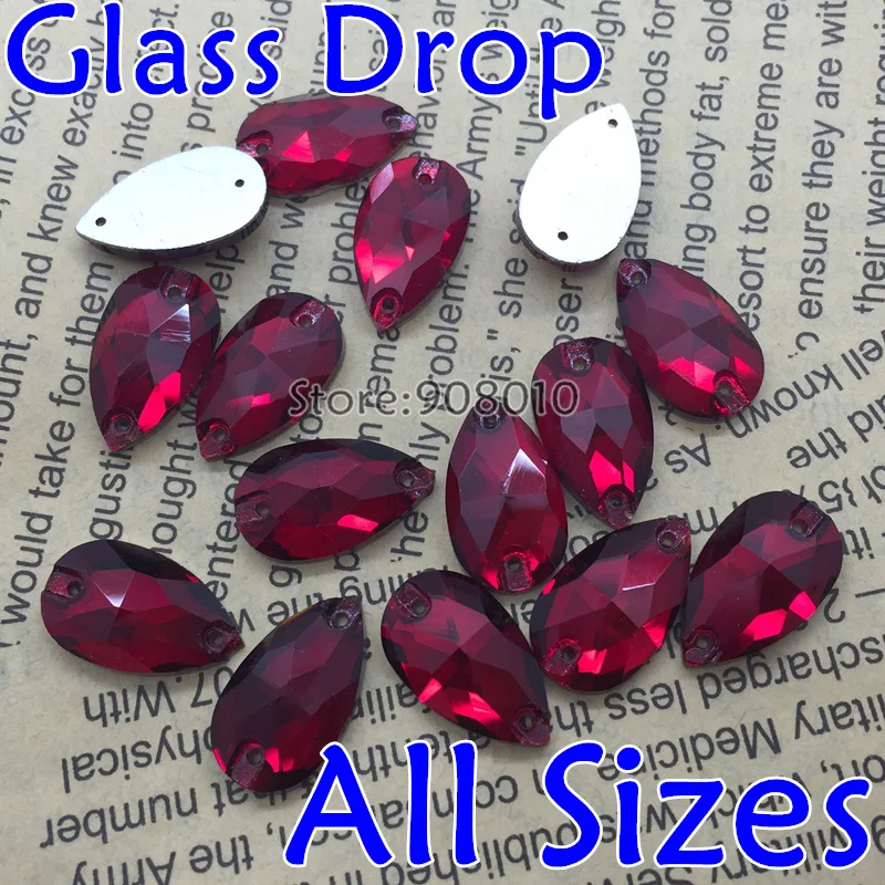 Siam Dark Red Color Teardrop Sew On Stone Flatback 2 Holes 7x12,11x18,17x28mm Pear Droplet Sewing Glass Crystals Dress
Siam Dark Red Color Teardrop Sew On Stone Flatback 2 Holes 7x12,11x18,17x28mm Pear Droplet Sewing Glass Crystals Dress