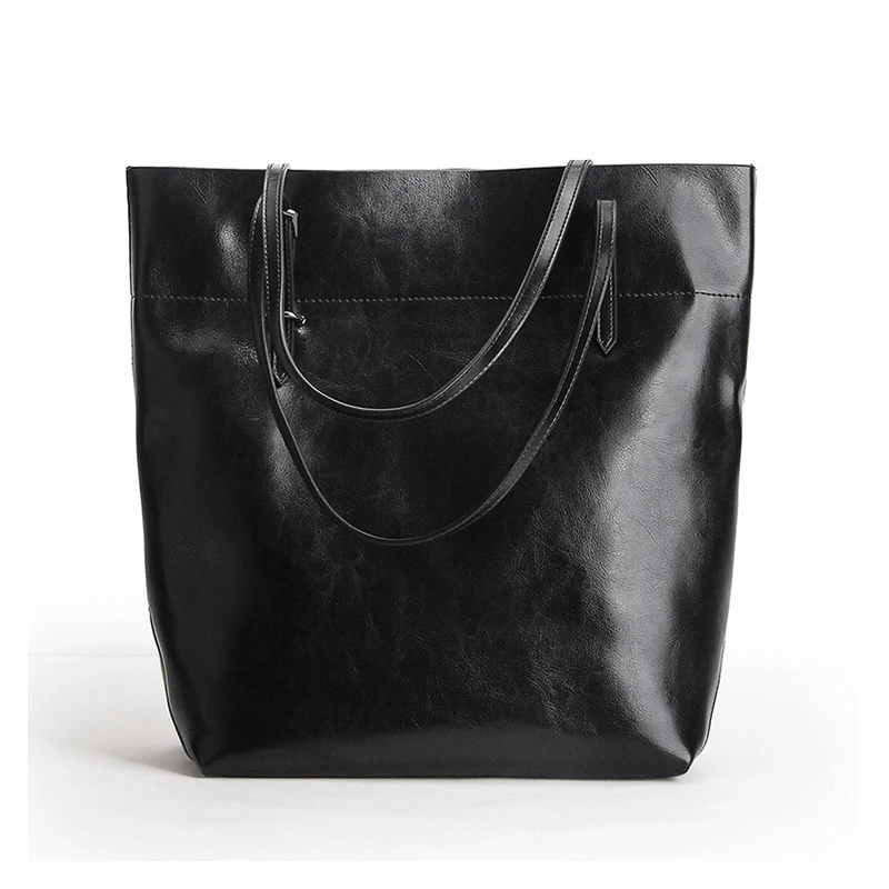 European and American style women's new leather vertical section square handbag simple high-capacity oil wax leather shoulder ba
European and American style women's new leather vertical section square handbag simple high-capacity oil wax leather shoulder ba