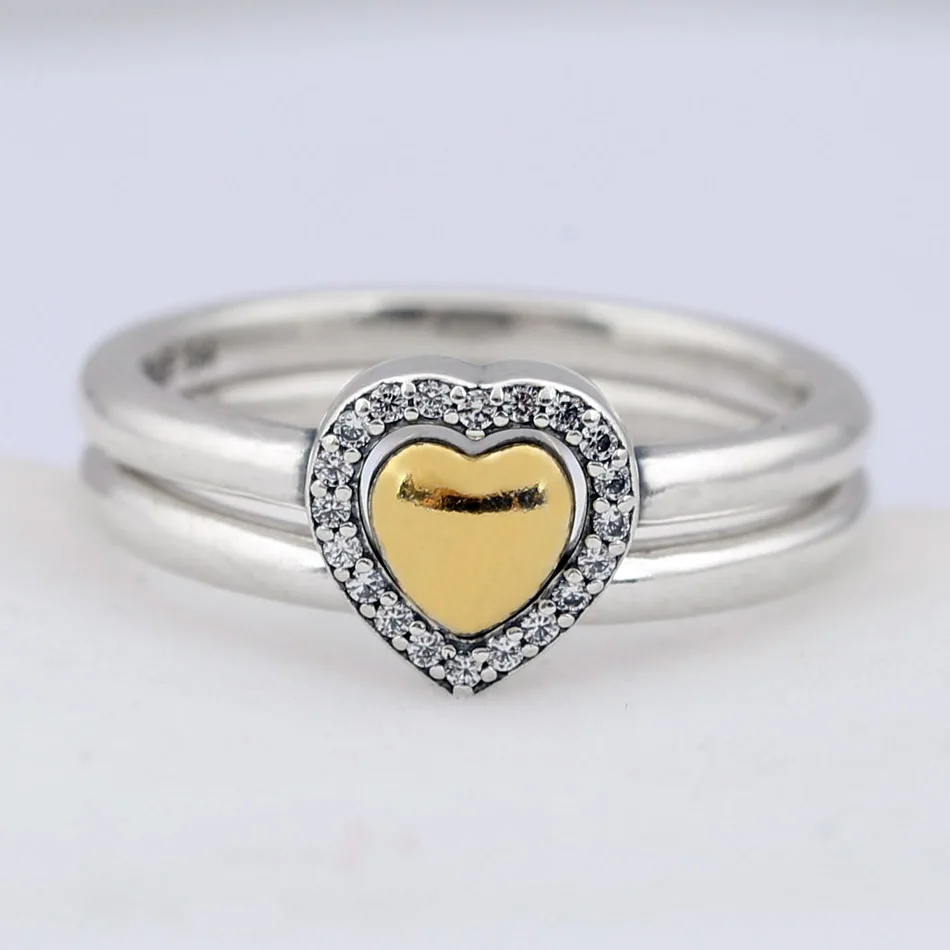 Authentic 925 Sterling Silver Ring Heart Of Golden Puzzle Gift Set Rings For Women Wedding Party Gift Fine Europe Jewelry
Authentic 925 Sterling Silver Ring Heart Of Golden Puzzle Gift Set Rings For Women Wedding Party Gift Fine Europe Jewelry