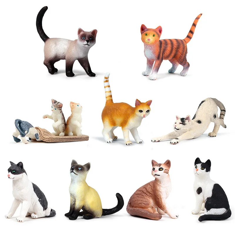 Farm Simulation mini Cat animal model small plastic figures home decor figurine Decoration accessories Gift For Kids toy statue
Farm Simulation mini Cat animal model small plastic figures home decor figurine Decoration accessories Gift For Kids toy statue