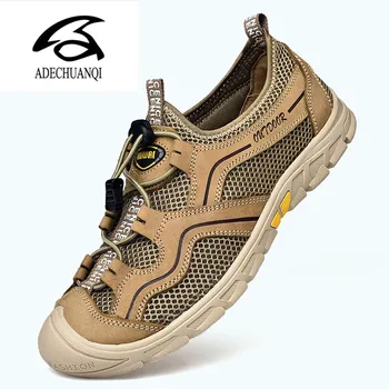 2019 New Brand Mens Breathable Mesh Men's Shoes Outdoor Flat Shoes Men Comfortable Handmade Casual Shoes Big Size 38-47
2019 New Brand Mens Breathable Mesh Men's Shoes Outdoor Flat Shoes Men Comfortable Handmade Casual Shoes Big Size 38-47
