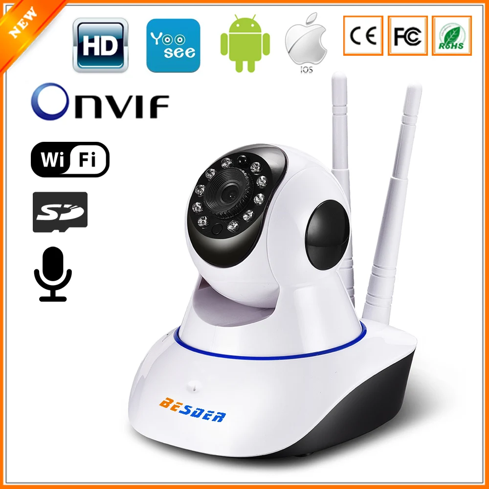 BESDER Wireless IP Camera 1080P WiFi Network Security Night Vision Audio Video Surveillance CCTV Camera P2P ICSee Baby Monitor
BESDER Wireless IP Camera 1080P WiFi Network Security Night Vision Audio Video Surveillance CCTV Camera P2P ICSee Baby Monitor
