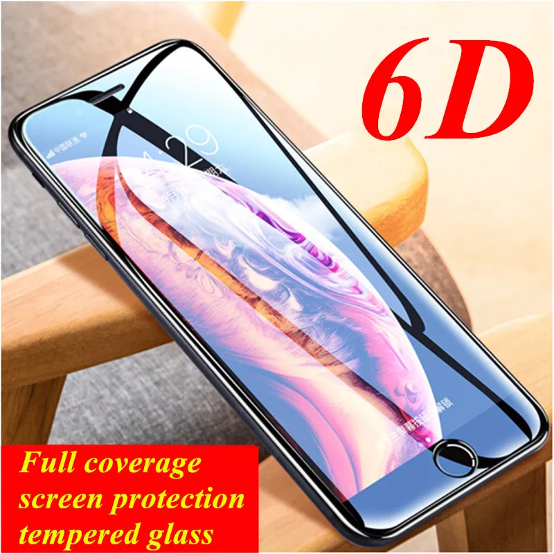 6D Full Cover Tempered Glass for iPhone 6 6S Plus Curved edge Screen protector for iPhone 7 8 Plus Glass for iPhone X XS XR Max
6D Full Cover Tempered Glass for iPhone 6 6S Plus Curved edge Screen protector for iPhone 7 8 Plus Glass for iPhone X XS XR Max