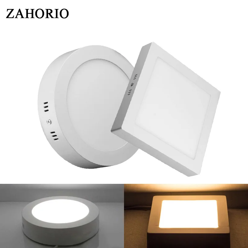 LED Panel Light Round/Square 6W 12W 18W 24W LED Ceiling Downlight Surface Mounted Downlight AC85-265V + led Driver Free shipping 
LED Panel Light Round/Square 6W 12W 18W 24W LED Ceiling Downlight Surface Mounted Downlight AC85-265V + led Driver Free shipping