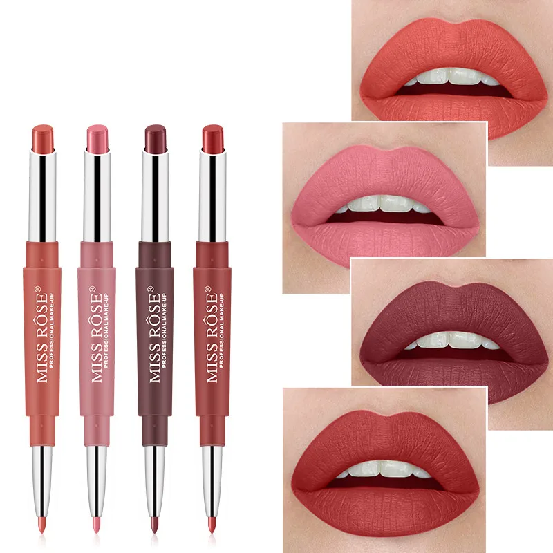 22 Color Double-end Makeup Lipstick Pencil Waterproof Long Lasting Tint Sexy Red Lip Stick Beauty Matte Liner Pen Lipstick
22 Color Double-end Makeup Lipstick Pencil Waterproof Long Lasting Tint Sexy Red Lip Stick Beauty Matte Liner Pen Lipstick