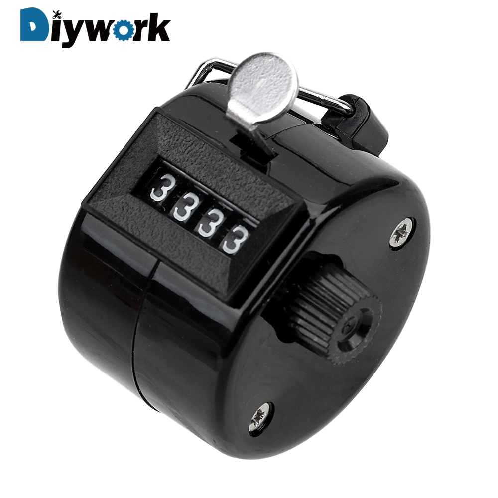 DIYWORK Quick Reaction Mechanical Counter Soccer Golf Counter 4 Digit Number Tally Clicker Timer Manual Counting Plastic Shell 
DIYWORK Quick Reaction Mechanical Counter Soccer Golf Counter 4 Digit Number Tally Clicker Timer Manual Counting Plastic Shell