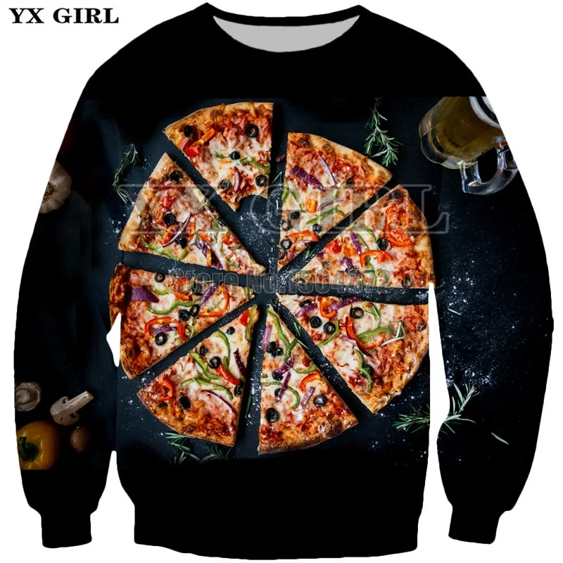 Unisex Funny Delicous Pizza 3D Printed Sweatshirt Pullover Men Women Hip Hop Sweatshirts Hipster Streetwear Jumper Clothing
Unisex Funny Delicous Pizza 3D Printed Sweatshirt Pullover Men Women Hip Hop Sweatshirts Hipster Streetwear Jumper Clothing