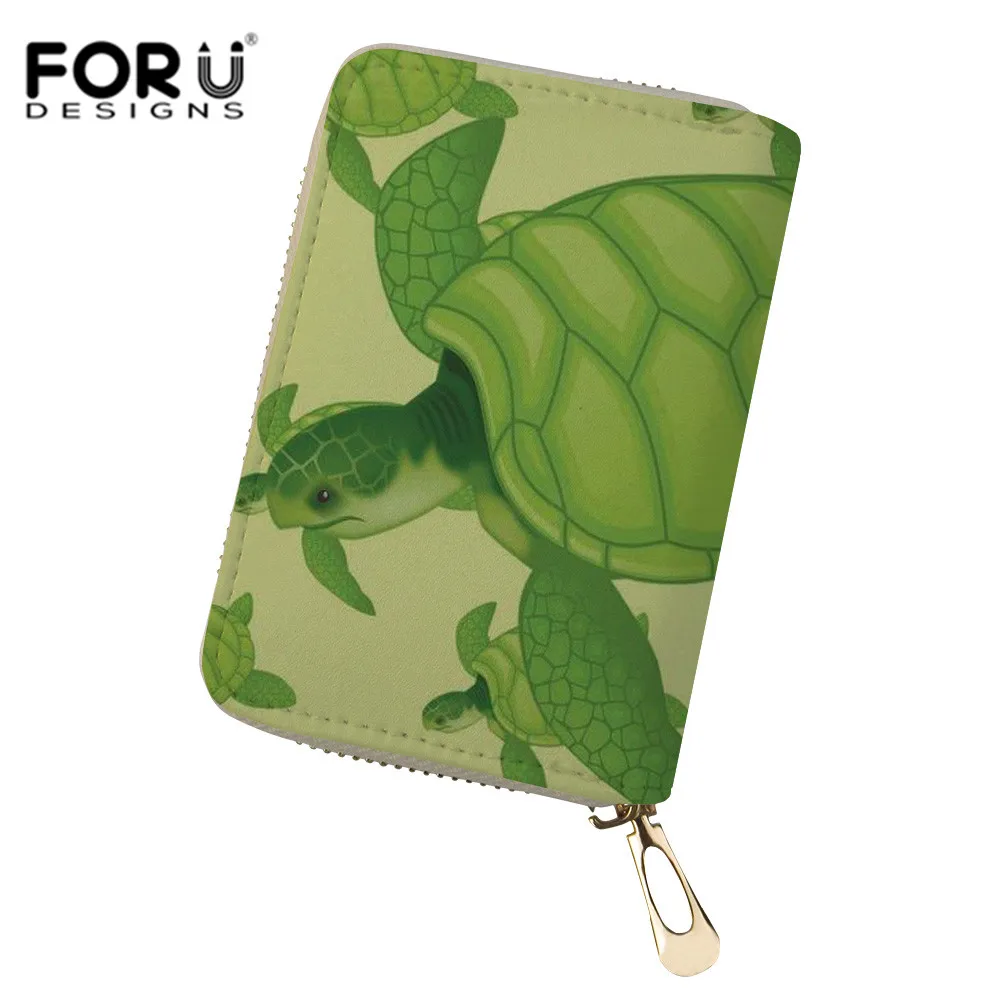FORUDESIGNS Ladies ID Business Card Bags Holder Cartoon Tortoise Printed Credit Passport Card Wallet Passport Card Wallet Purse
FORUDESIGNS Ladies ID Business Card Bags Holder Cartoon Tortoise Printed Credit Passport Card Wallet Passport Card Wallet Purse