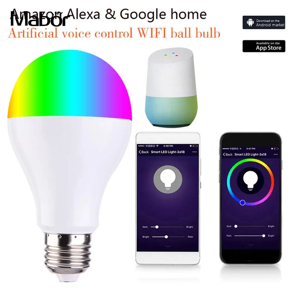 Durable Smart Light LED Bulb Lamp APP Remoto Control Wi-Fi 2600-8000K Atmosphere Lamp Bar Home Party Super Bright
Durable Smart Light LED Bulb Lamp APP Remoto Control Wi-Fi 2600-8000K Atmosphere Lamp Bar Home Party Super Bright