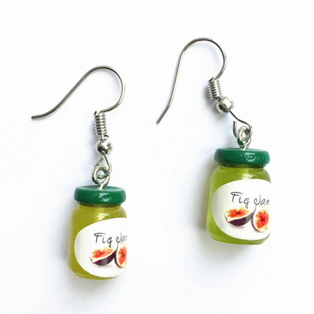 1 Pair Temperament Hook Jam Bottle Cute Jewelry Plastic Elegant Charms Fabala Funny Women Earrings Pendant Smooth DIY Cartoon
1 Pair Temperament Hook Jam Bottle Cute Jewelry Plastic Elegant Charms Fabala Funny Women Earrings Pendant Smooth DIY Cartoon