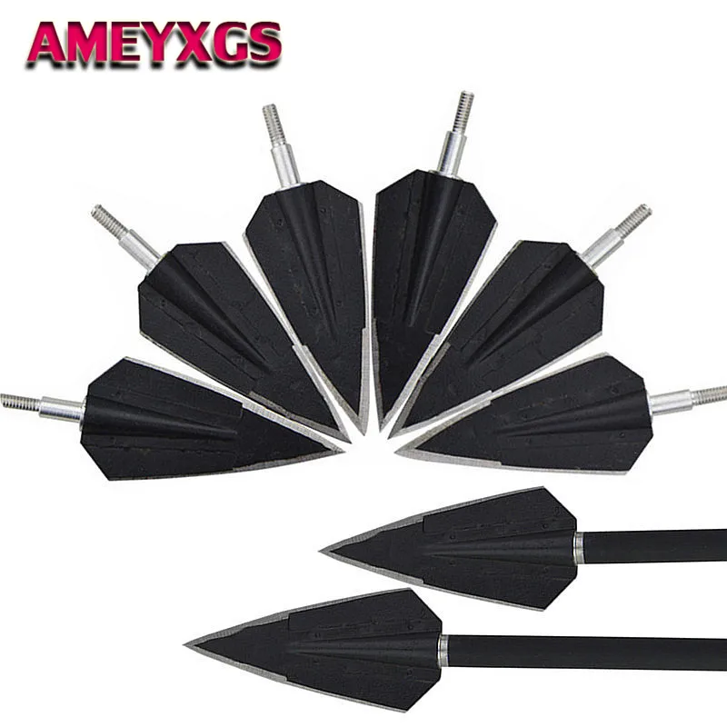 6/12Pcs Archery Hunting Broadhead Universal Thread 150gr 2 Fix Blade Tip Point Arrowhead For Arrow Hunting Shooting Accessories
6/12Pcs Archery Hunting Broadhead Universal Thread 150gr 2 Fix Blade Tip Point Arrowhead For Arrow Hunting Shooting Accessories
