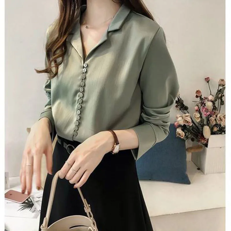 Sanishroly Women Blouse Tops Spring Casual Button White Blouses Female Long Sleeve Shirt OL Office Shirts Plus Size 4XL AB1327
Sanishroly Women Blouse Tops Spring Casual Button White Blouses Female Long Sleeve Shirt OL Office Shirts Plus Size 4XL AB1327
