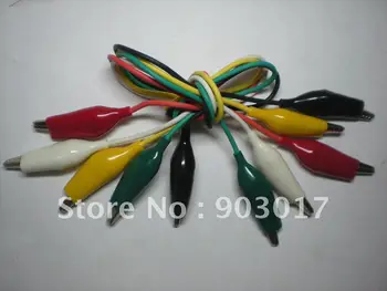 50 set per Lot Alligator Test Clip Lead line cable 5 colors L 43mm 50cm Long White & Black & Red & Yellow & Green
50 set per Lot Alligator Test Clip Lead line cable 5 colors L 43mm 50cm Long White & Black & Red & Yellow & Green