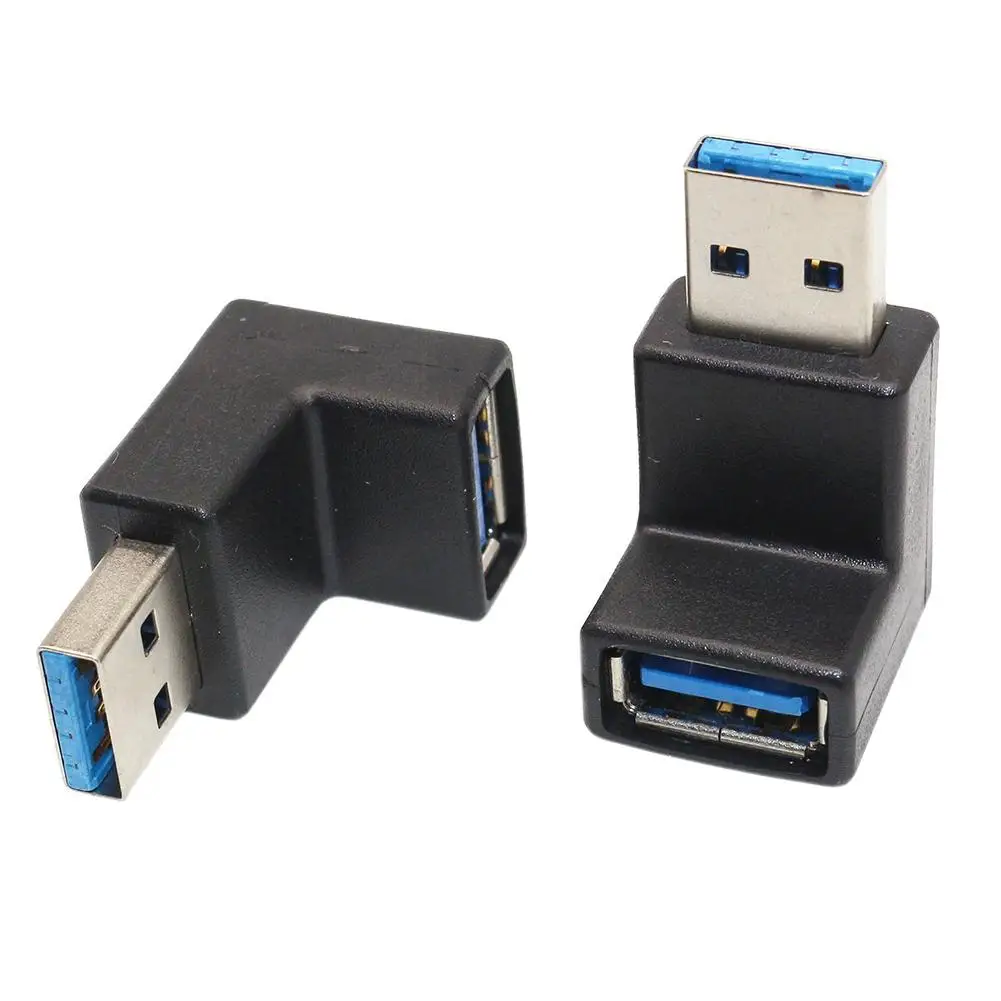 EastVita 2pcs 90 Degree Angle L Shape USB 3.0 Male A to A Female M/F Adapter Micro Black Blue Connector Converter r29
EastVita 2pcs 90 Degree Angle L Shape USB 3.0 Male A to A Female M/F Adapter Micro Black Blue Connector Converter r29