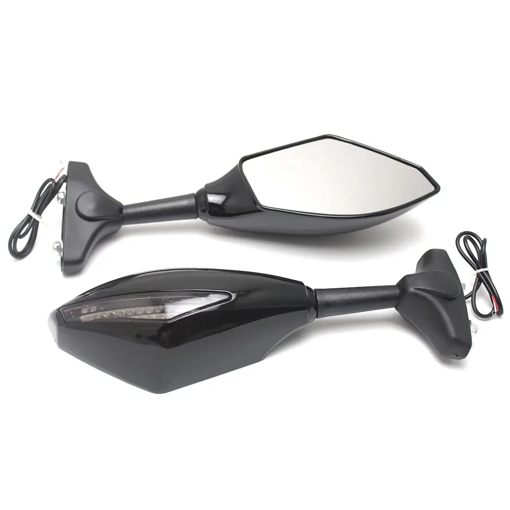 1 Pair Universal Motorcycle LED Turn Signals Racing Style Side Rearview Mirrors Amber Light Aluminum Handlebar Arrow
1 Pair Universal Motorcycle LED Turn Signals Racing Style Side Rearview Mirrors Amber Light Aluminum Handlebar Arrow
