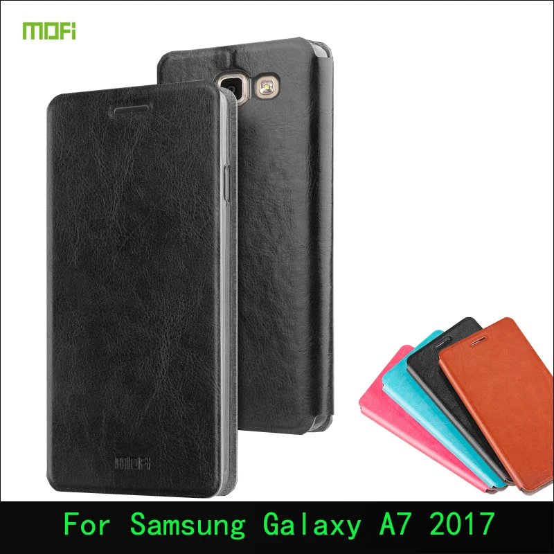 For Samsung Galaxy A7 2017 5.7" Case Original Mofi PU Leather Stand Mobile Phone Cover Case For Samsung A7 2017 Cell Phone Cover
For Samsung Galaxy A7 2017 5.7" Case Original Mofi PU Leather Stand Mobile Phone Cover Case For Samsung A7 2017 Cell Phone Cover