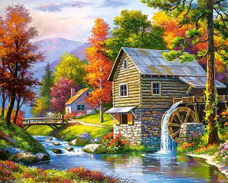 5D DIY Diamond Painting House Scenery 3D Diamond Embroidery Cross Stitch Needlework Home Decor Round drill love gift
5D DIY Diamond Painting House Scenery 3D Diamond Embroidery Cross Stitch Needlework Home Decor Round drill love gift