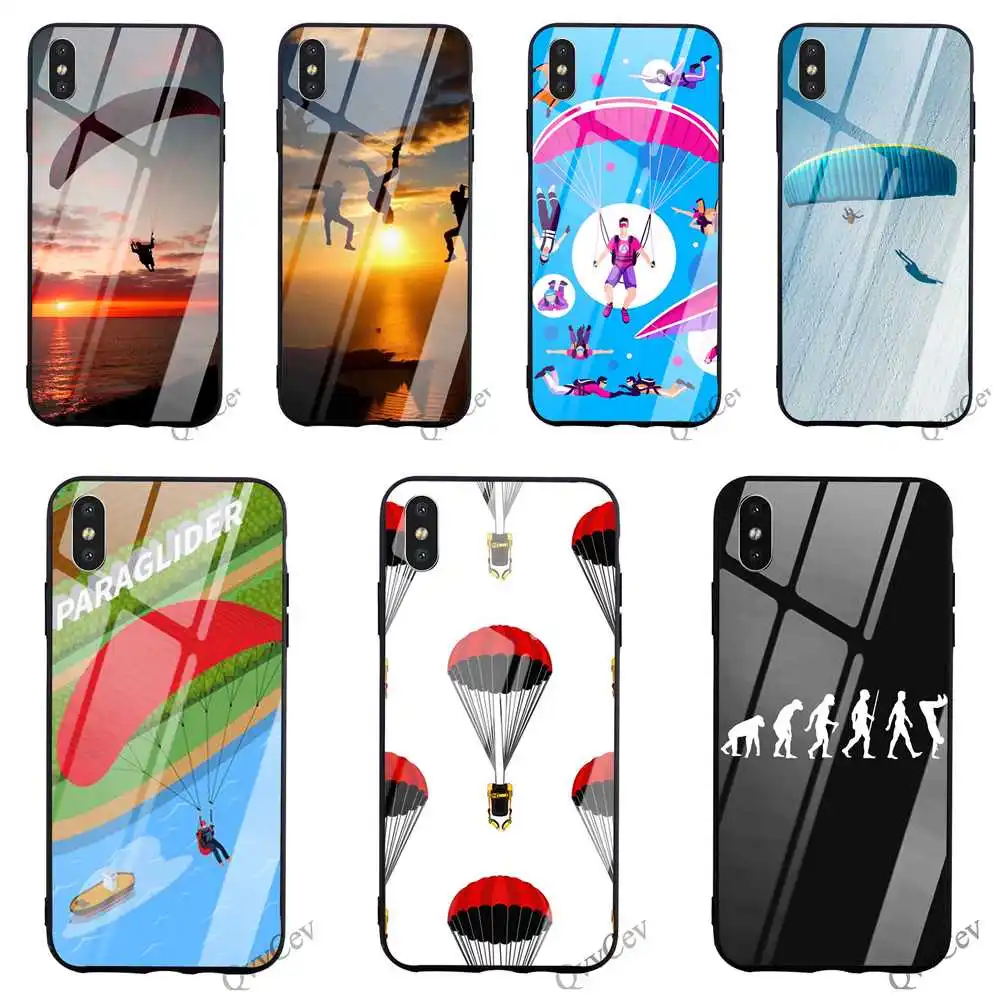 Pattern Paragliding Paraglider Tempered Glass Phone Case for iPhone SE Cover X XR 5 7 8 Plus 6 6S 5S Xs Max 11 pro Back
Pattern Paragliding Paraglider Tempered Glass Phone Case for iPhone SE Cover X XR 5 7 8 Plus 6 6S 5S Xs Max 11 pro Back