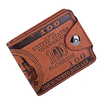 Men's US $100 Dollar Wallet Bill Money Bifold Safe Purse Women Short Wallets Leather With Magnetic Buckle
Men's US $100 Dollar Wallet Bill Money Bifold Safe Purse Women Short Wallets Leather With Magnetic Buckle