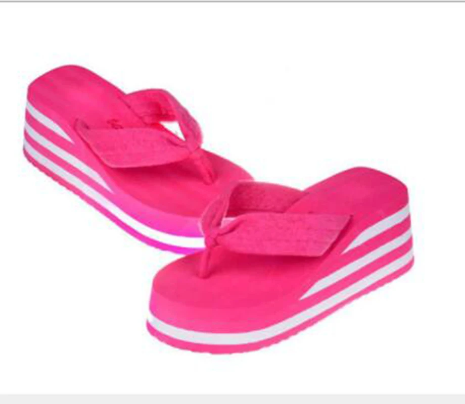 Fashion Women's High-heeled Flip-flops Quality Non-slip Terry Cloth Slippers Summer Ladies' Platform Shoes New
Fashion Women's High-heeled Flip-flops Quality Non-slip Terry Cloth Slippers Summer Ladies' Platform Shoes New