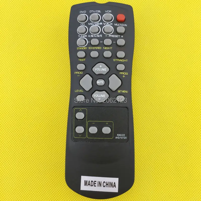 Remote Control RAV22 for YAMAHA RX-V340 RX-V350 RX-V357 RX-V359 RX-V390 HTR58 RX-V357 HTR5830 RX-V459 HTR5630 HTR5830 HTR5730
Remote Control RAV22 for YAMAHA RX-V340 RX-V350 RX-V357 RX-V359 RX-V390 HTR58 RX-V357 HTR5830 RX-V459 HTR5630 HTR5830 HTR5730