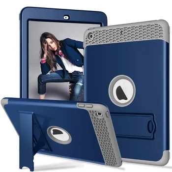 For iPad 9.7 2017/2018 Case Heavy Duty High Impact Resistant Rugged Hybrid Three Layer Full Body Protective Cover for iPad 9.7
For iPad 9.7 2017/2018 Case Heavy Duty High Impact Resistant Rugged Hybrid Three Layer Full Body Protective Cover for iPad 9.7