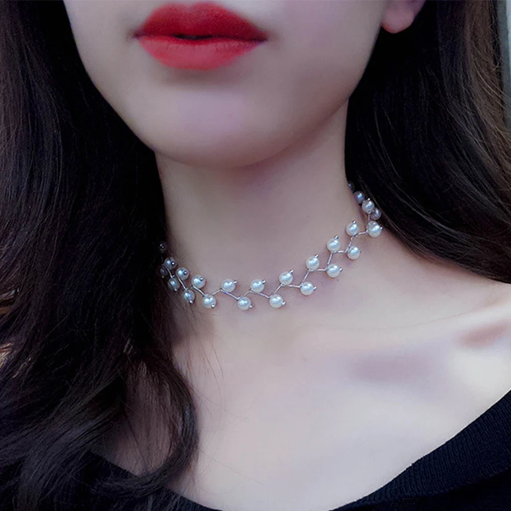 Vienkim Trendy Elegance Statement Necklace Charm Simulated Pearl Beads Choker Necklace For Women Kolye Collier Femme
Vienkim Trendy Elegance Statement Necklace Charm Simulated Pearl Beads Choker Necklace For Women Kolye Collier Femme