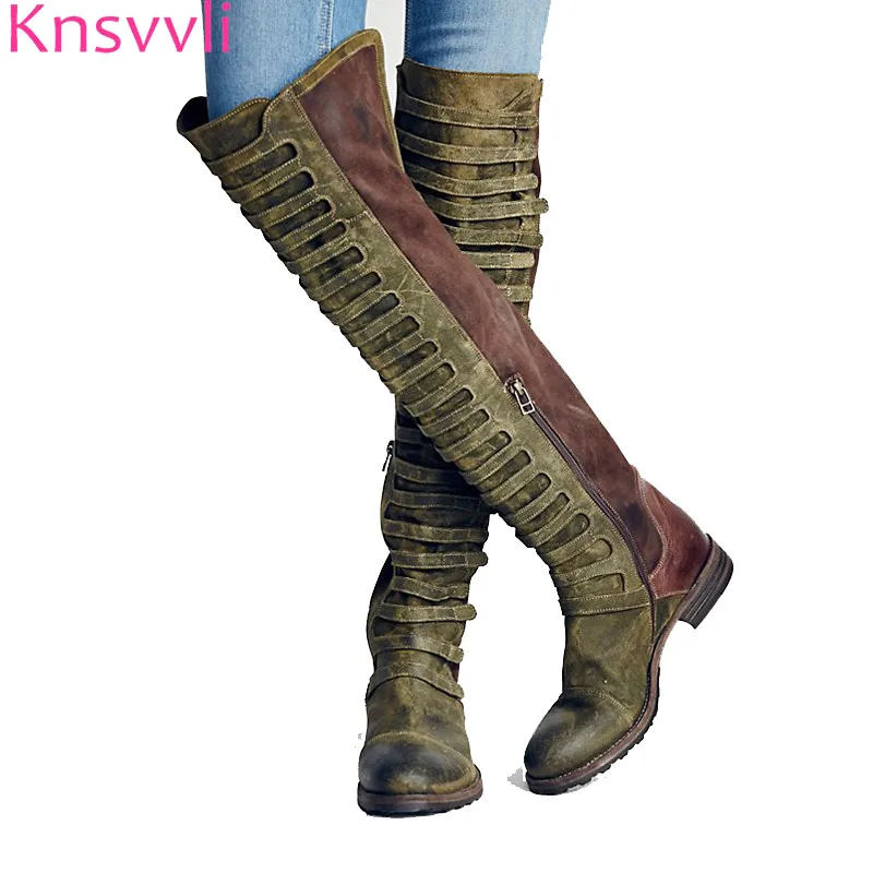 Knsvvli Flat Knee High Boots Women Suede Do the old Big Size Botas Mujer Round Toe Narrow Band Long Boots Chelsea Boots Mulhere
Knsvvli Flat Knee High Boots Women Suede Do the old Big Size Botas Mujer Round Toe Narrow Band Long Boots Chelsea Boots Mulhere
