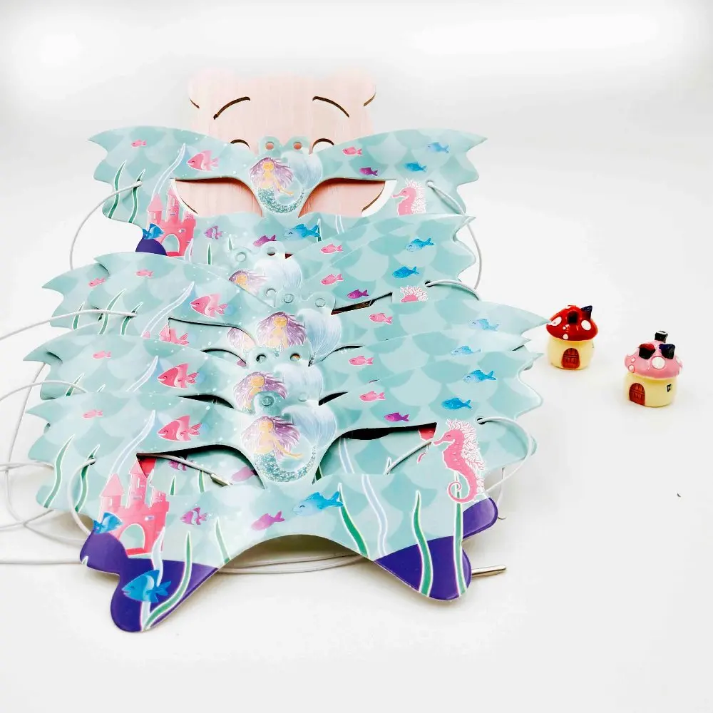 6pcs/set Mermaid Mask Christmas Halloween Party Supplies Happy Birthday Party Decoration For Kid Party Wholesale supplies favor
6pcs/set Mermaid Mask Christmas Halloween Party Supplies Happy Birthday Party Decoration For Kid Party Wholesale supplies favor