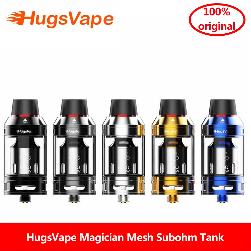 HugsVape маг сетки Subohm бак 3 мл/5 мл распылитель с тройной катушки 810 потека Fit 510 Ecigarette