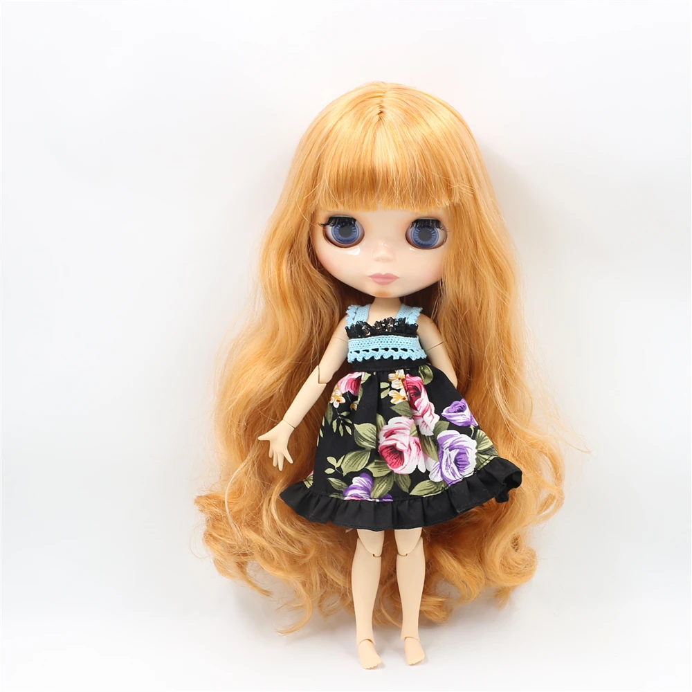 Free-shipping-factory-nude-Blyth-doll-light-brown-hair-with-bangs-ICY-DIY-fashion-toys-30cm (3)