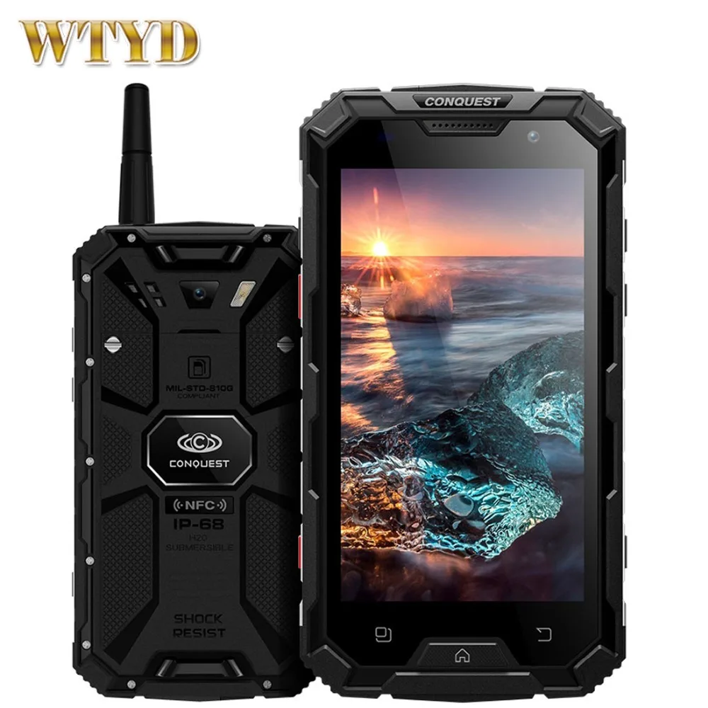 Conquest S8 Plus 4G Walkie Talkie Mobile Phone Android 6.0 4GB+64GB Octa Core IP68 Waterproof Smartphone 1080P NFC Smartphones
Conquest S8 Plus 4G Walkie Talkie Mobile Phone Android 6.0 4GB+64GB Octa Core IP68 Waterproof Smartphone 1080P NFC Smartphones