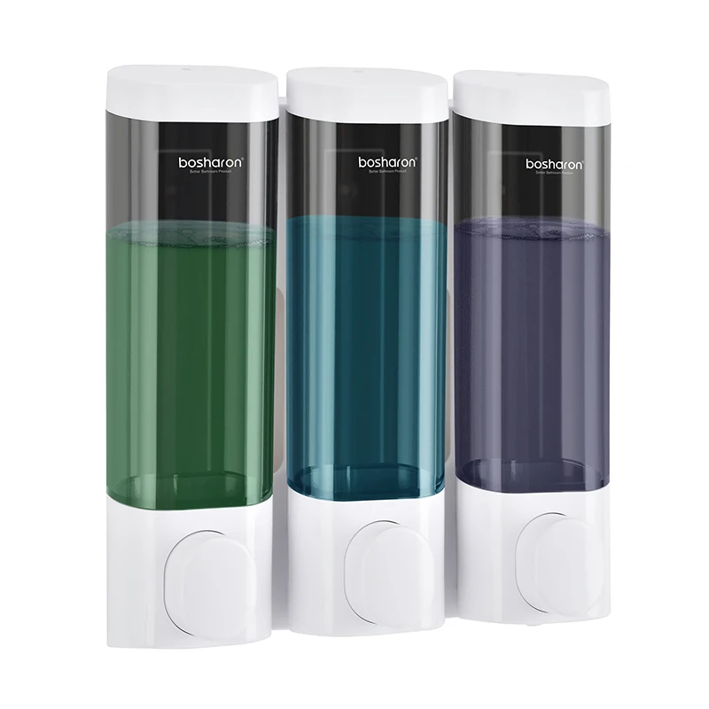 Soap Dispenser Wall Mount Shampoo Shower Gel Dispensers Triple Double Single Body Wash Dispenser For Bathroom Kitchen Toilet
Soap Dispenser Wall Mount Shampoo Shower Gel Dispensers Triple Double Single Body Wash Dispenser For Bathroom Kitchen Toilet