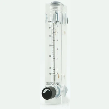 0.6-6LPM 1/2" BSPT Male Thread PMMA Panel Type Liquid Float Flowmeter Water Flow Meter Rotameter With Control Valve
0.6-6LPM 1/2" BSPT Male Thread PMMA Panel Type Liquid Float Flowmeter Water Flow Meter Rotameter With Control Valve