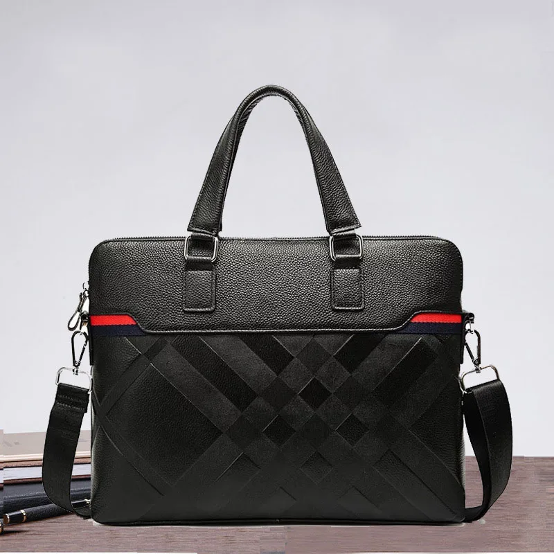 Men's new leather cross-section square business briefcase Outdoor leather custom large-capacity shoulder bag
Men's new leather cross-section square business briefcase Outdoor leather custom large-capacity shoulder bag