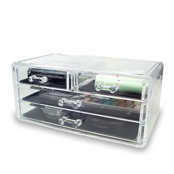 Acrylic 3-Layer 4-Drwaer Makeup Cosmetics Jewelry Box Case Organizer Holder for Home Decoration
Acrylic 3-Layer 4-Drwaer Makeup Cosmetics Jewelry Box Case Organizer Holder for Home Decoration