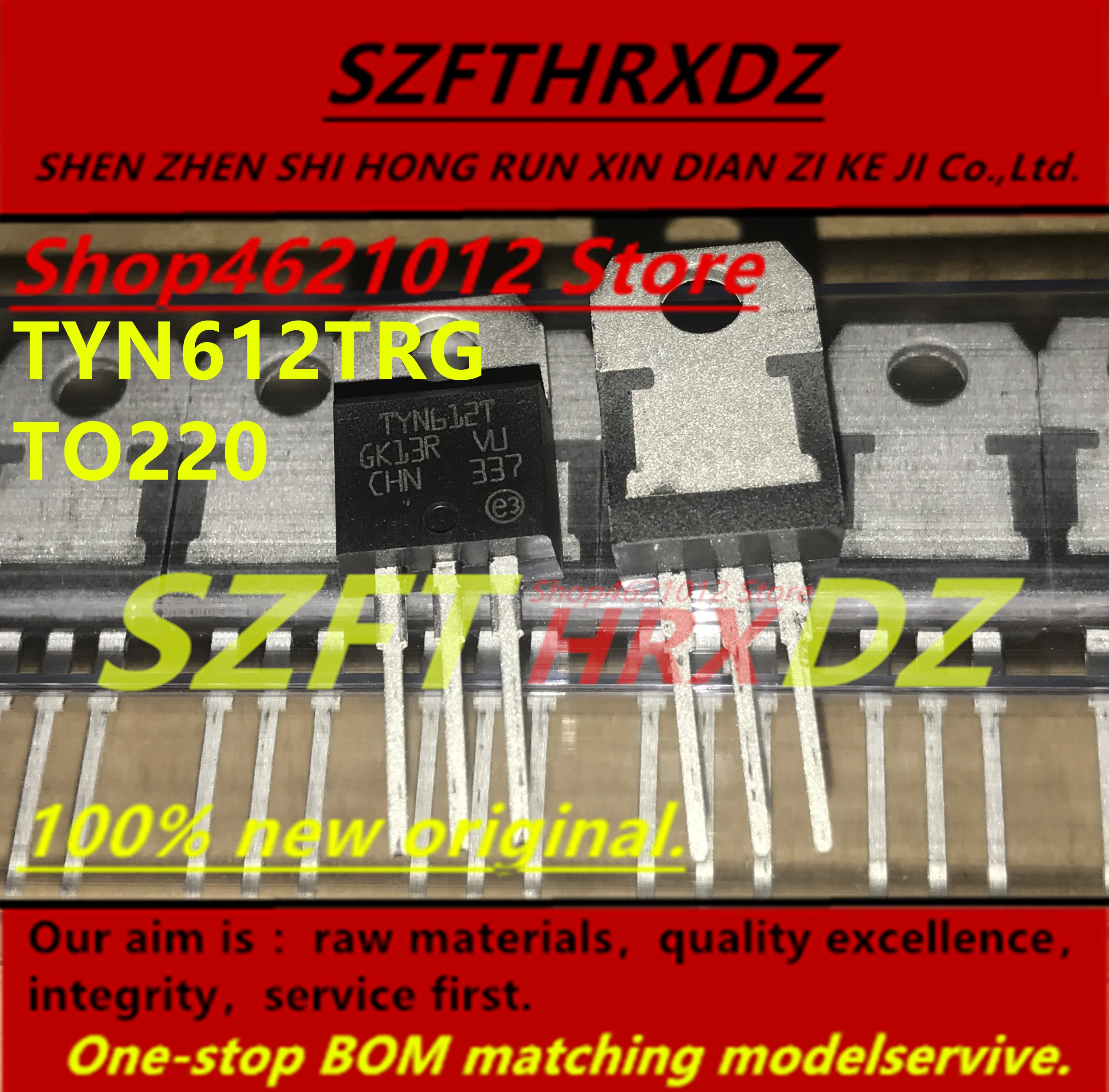 100% new original (10PCS) TYN612RG TYN612 TYN612TRG TYN612T TYN616RG TYN616 TO220
100% new original (10PCS) TYN612RG TYN612 TYN612TRG TYN612T TYN616RG TYN616 TO220