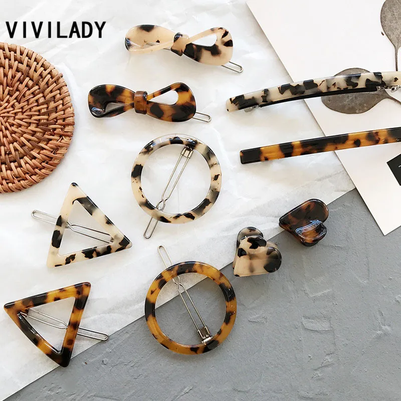 VIVILADY Acetic Acid Tortoiseshell Geometric Women Hairwear Heart Knot Trendy Holder Hair Accessories For Lady Charm Hairclips
VIVILADY Acetic Acid Tortoiseshell Geometric Women Hairwear Heart Knot Trendy Holder Hair Accessories For Lady Charm Hairclips