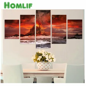 DIY 5pcs/set,5d Diamond Painting"volcano Nature picture"full diamond Embroidery,3d Cross Stitch for living room decoration art
DIY 5pcs/set,5d Diamond Painting"volcano Nature picture"full diamond Embroidery,3d Cross Stitch for living room decoration art