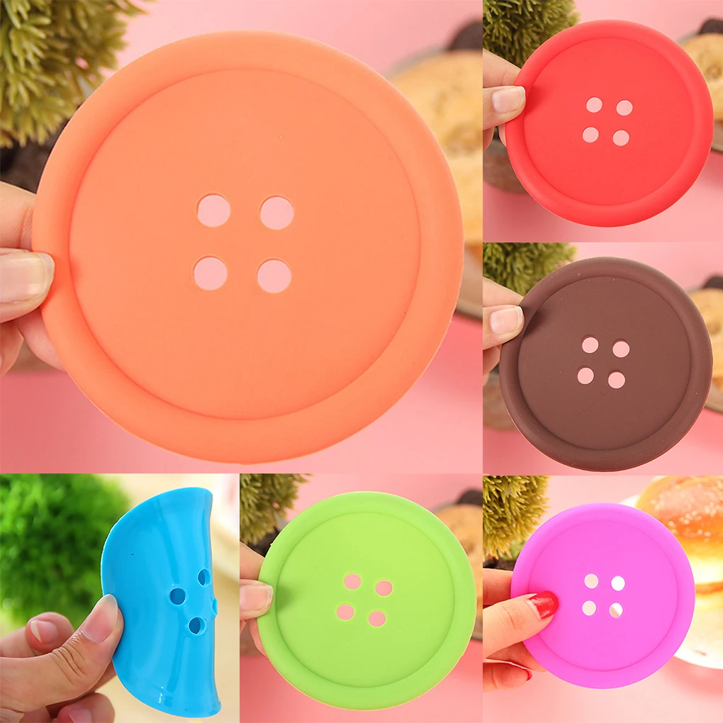 Feiqiong Silicone Round Circle Mats Multi Colors Insulation Durable Flexible Cup Pads Pot Holders Spoon Rest Button Shape Pads
Feiqiong Silicone Round Circle Mats Multi Colors Insulation Durable Flexible Cup Pads Pot Holders Spoon Rest Button Shape Pads