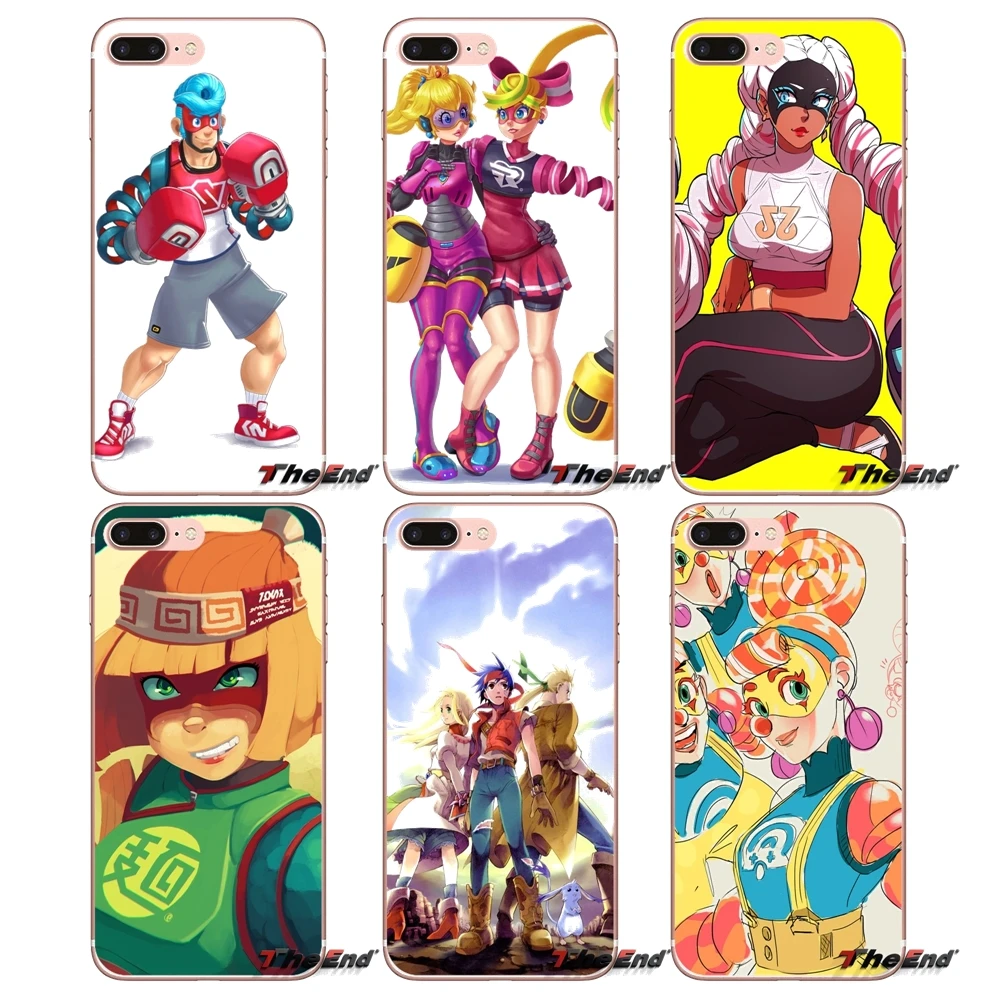 Мягкий прозрачный чехол для Samsung Galaxy S2 S3 S4 S5 MINI S6 S7 edge S8 S9 Plus Note 2 3 4 5 8 Coque Fundas viedo game Arms