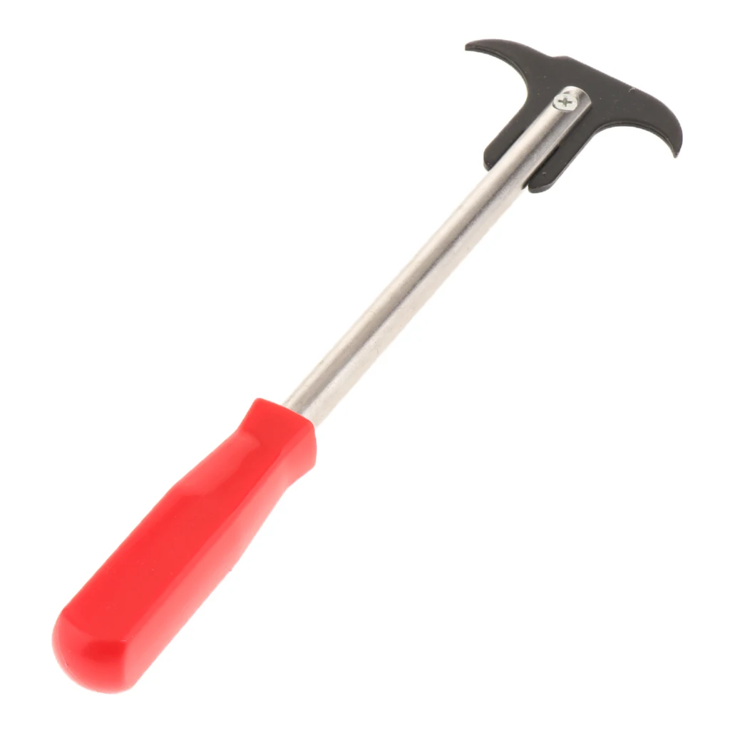 Seal Puller with Dual Hook Tip Design | Remove Oil and Grease Seals on Cars, SUVs and Light Trucks Red