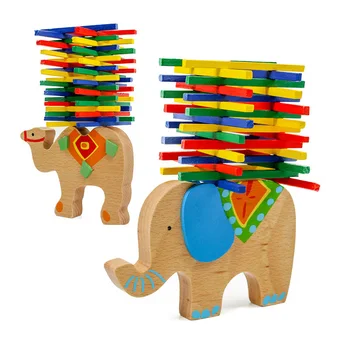 Elephant/Camel Colorful Pieces Board Game Family/Party Best Gift for Children High Quality Wooden Balance Puzzle Game
Elephant/Camel Colorful Pieces Board Game Family/Party Best Gift for Children High Quality Wooden Balance Puzzle Game