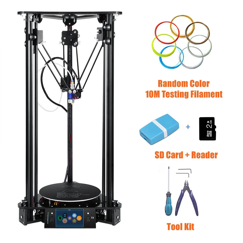 Touch Screen Single Color Acrylic+Aluminum Frame 3D Printer DIY Kits Smart Level Optional 1500MW Laser Engraving 3D Printer Kits
Touch Screen Single Color Acrylic+Aluminum Frame 3D Printer DIY Kits Smart Level Optional 1500MW Laser Engraving 3D Printer Kits