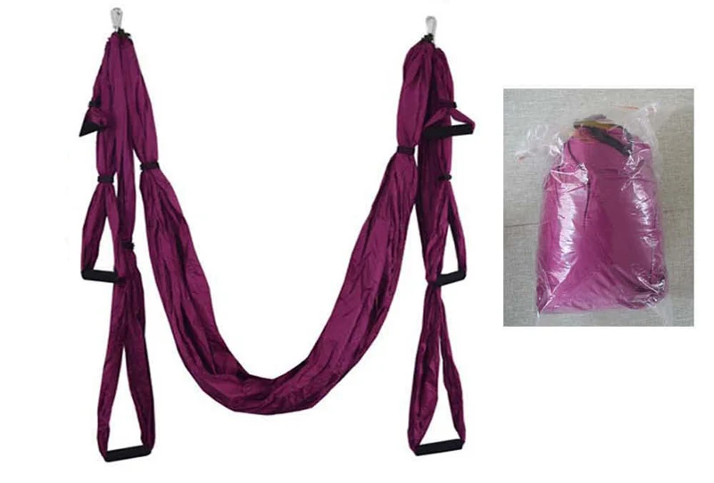 Yoga Hammock Gym Strength Inversion Anti-Gravity Aerial Traction Swing Yoga Belt Yoga Hammock Gym Strength Inversion Anti-Gravity Aerial Traction Swing Yoga Belt