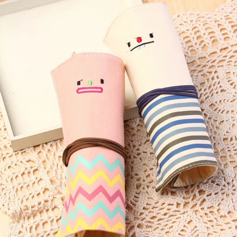 Coloffice 1PC Colorful Small Canvas Pencil Case Holes Roll Pouch Cute Pencil Case Large Capacity For Kids School Office Supplies
Coloffice 1PC Colorful Small Canvas Pencil Case Holes Roll Pouch Cute Pencil Case Large Capacity For Kids School Office Supplies