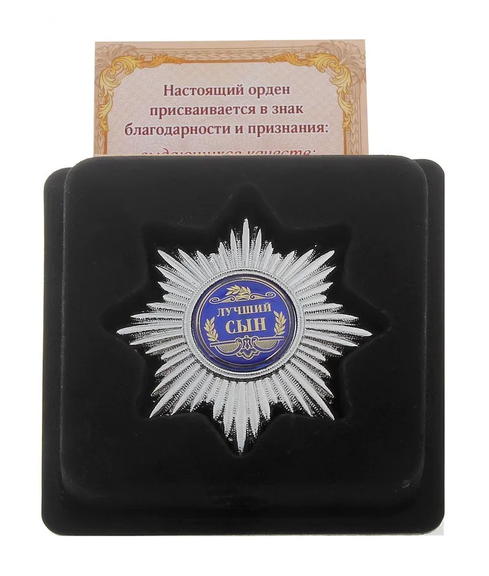 Creative gift.men brooches & pins.star flower design brooches/coat accessories.badge and ID card for"The best son"with gift box
Creative gift.men brooches & pins.star flower design brooches/coat accessories.badge and ID card for"The best son"with gift box